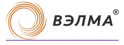 Логотип компании ВЭЛМА - ведущее направление деятельности НПО «ЭРГА»