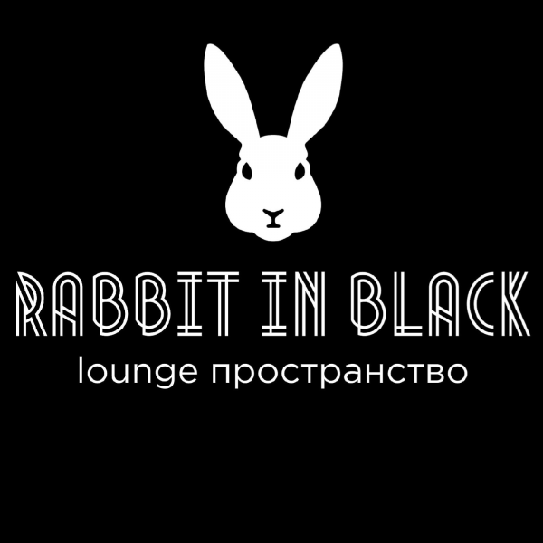 Логотип компании Rabbit in black
